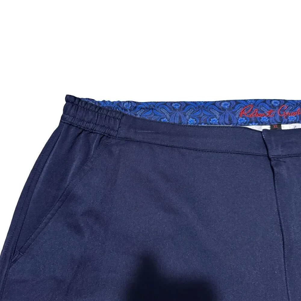 ROBERT GRAHAM Swim Trunks Men's Sz L Navy Blue Blazer Board Shorts NWT